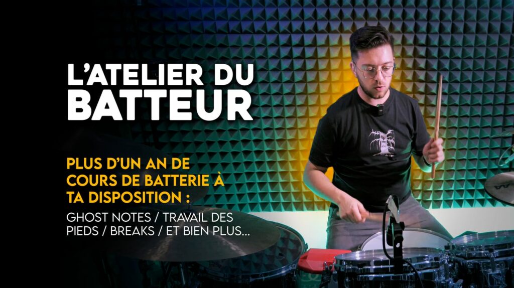 Visuel de L'Atelier du Batteur